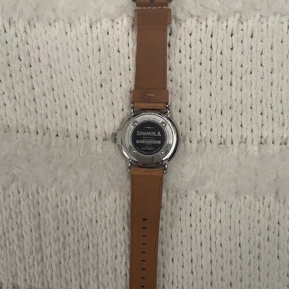 Shinola Brown Leather Watch - Picture 2 of 2
